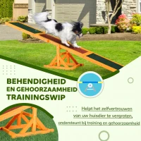 PawHut Hond wip hondenwip honden speelgoed behendigheid puppy speelgoed hondensport huisdier(m-7)
