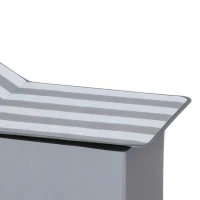 PawHut Caseta para gatos resistente al agua con tejado desmontable, aislamiento térmico y plataforma 70x43x45 cm, tejido Oxford, gris(m-6)