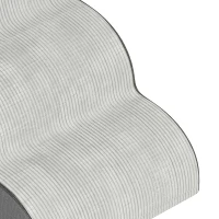 PawHut Dog Steps for Bed and Sofa, 3-Step Non-Slip Dog Stairs with Removable Washable Cover, Carry Handle, Light Grey(m-11)