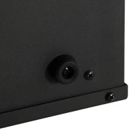 HOMCOM Chimenea Eléctrica Empotrada con Llama Independiente, 3 Modos de Calefacción y Mando a Distancia, 152.4x9.4x47 cm, Negro(m-7)