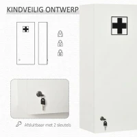 kleankin medicijnkast EHBO-kast(m-6)