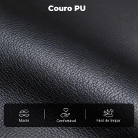 HOMCOM Cadeirão Elevatório Elétrico com Massagem Vibratória e Calor Lombar Reclinável Preto(m-6)