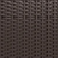 Outsunny Raised Garden Bed with Trellis, Plastic Planter Box with Drainage Holes, Drain Plugs and Water Reservoirs, Brown(m-13)
