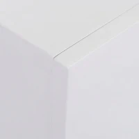 HOMCOM LED elektrische haard staande haard haardkachel met vlameffect 1800 / 2000W wit 113 x 26,6 x 87,5 cm(m-7)