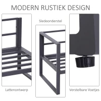 Outsunny 6-delig Tuinset tuinset tuinbankset(m-7)