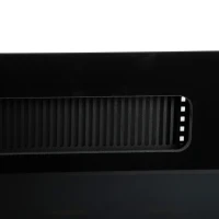 HOMCOM Chimenea Eléctrica Empotrada con Llama Independiente, 3 Modos de Calefacción y Mando a Distancia, 152.4x9.4x47 cm, Negro(m-9)