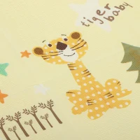 AIYAPLAY Opvouwbare Dubbelzijdige Baby Speelmat 200 x 150 cm - Antislip en Waterdicht, 0-3 Jaar(m-13)