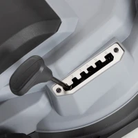 Outsunny Elektrische grasmaaier 1200 W met 34 cm maaibreedte 35L opvangbak mulchfunctie 6 maaihoogtes verstelbare handgreep(m-10)