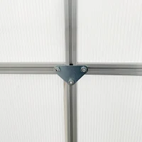 Outsunny 190 x 190cm Walk-In Polycarbonate Greenhouse(m-11)