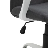 Vinsetto Sedia da Ufficio Ergonomica e Girevole con Altezza Regolabile, 61x61x89-99 cm, Grigio Scuro(m-10)