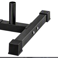 SPORTNOW Suporte para Anilhas Carga 300 kg para Discos de 25 e 50 mm com 2 Suportes para Barra para Ginásio em Casa Preto(m-14)