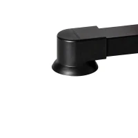 HOMCOM Pédalier d'appartement mini vélo d'appartement résistance ajustable écran LCD 33-43 x 40 x 24,5-34,5 cm en acier noir(m-10)