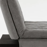 HOMCOM Convertible Sofa Bed, 3 Seater Futon Sofa with Adjustable Backrest, Wide Seat for Living Room, Small Space, Grey(m-11)