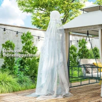 Outsunny Kasafdekking van Kunststof, Zeil voor Plantenafdekking, UV-bestendig, Waterdicht, 8 x 10 m(m-7)