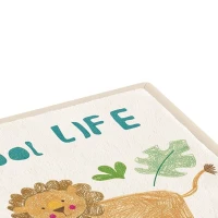 AIYAPLAY Tapete de Atividades Infantil Tapete de Quarto em Espuma Espessura 3 cm Estampa Animal Fundo Antiderrapante 150x200 cm Multicolorido(m-15)
