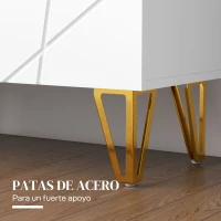 HOMCOM Armario Zapatero con Estantes Ajustables Bisagras de Cierre Suave para 15-20 Pares de Zapatos 72x31,5x95 cm Blanco(m-6)