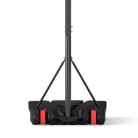 SPORTNOW Panier de Basket Extérieur et Fléchettes 2 en 1, Hauteur Réglable 210-247cm, Portable, Roues, Base Remplissable, Noir(m-11)