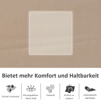 Outsunny Schommelstoel Zwart 150cm x 62cm x 88cm(m-5)