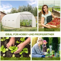 Outsunny Grote Tuinkas met Duurzame Folie(m-7)