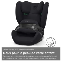 Siege auto Pallas B i-size Cbx by Cybex - 76 a 150 cm - 9 a 50 kg - 15 mois a 12 ans - Pure black(m-6)