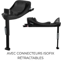 Siege auto Aton B2 i-size Cbx by Cybex - 45 a 87 cm - naissance jusqu'a 13 kg - jusqu'a 2 ans - Base one incluse - Rouge(m-5)