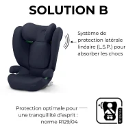 Siege auto Cbx by Cybex Solution B i-Fix 3 a 12 ans - 15 a 50 kg - 100 a 150 cm - Bleu(m-3)