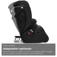 Siege auto Pallas B i-size Cbx by Cybex - 76 a 150 cm - 9 a 50 kg - 15 mois a 12 ans - Pure black(m-4)