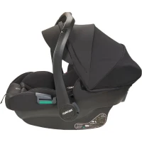 NANIA - Poussette combinée 2-en-1 avec siege auto Rimini + base isofix - MYLA - 4 roues - Noir(m-3)