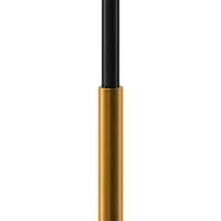 HOMCOM Candeeiro de Pé para Sala 40W com Abat-jour em Forma de Cúpula, Interruptor de Pé, 158 cm, Dourado e Branco(m-7)