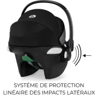 Siege auto Aton B2 i-size Cbx by Cybex - 45 a 87 cm - naissance jusqu'a 13 kg - jusqu'a 2 ans - Base one incluse - Volcano black(m-3)