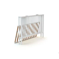 Lit bébé pliant - 60 x 120 cm - WEBABY - FLEX - Blanc(m-2)