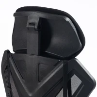 HOMCOM Cadeira Gamer Ergonômica, Poltrona Gamer Reclinável em Malha com Apoio de Cabeça Ajustável, Suporte Lombar, Preto e Azul(m-8)