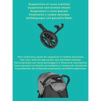 NANIA - Poussette combinée 2-en-1 avec siege auto Rimini - MYLA - 4 roues - Noir(m-6)