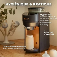 Préparateur de biberons - BEABA - MILKEO Plus V2 - Bleu nuit(m-5)