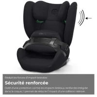 Siege auto Pallas B i-size Cbx by Cybex - 76 a 150 cm - 9 a 50 kg - 15 mois a 12 ans - Pure black(m-3)