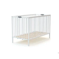 Lit bébé pliant - 60 x 120 cm - WEBABY - FLEX - Blanc(m-4)