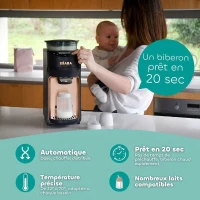 Préparateur de biberons - BEABA - MILKEO Plus V2 - Bleu nuit(m-4)