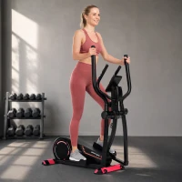 SPORTNOW Ellipsentrainer für Zuhause, 16-stufig verstellbarer Widerstand, Bluetooth, App-kompatibel(m-2)