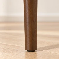 HOMCOM Juego de 2 Sillas para Comedor, Sillas de Cocina en Chenilla con Respaldo Curvado, Asiento Acolchado, Beige(m-9)