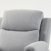 HOMCOM Sillón Elevador Eléctrico Masaje Vibración y Calor, Sillón Relax Eléctrico, Respaldo Reclinable, Puerto USB, Gris(m-9)