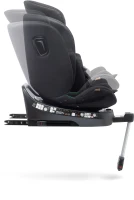 Siege auto - BABYAUTO - Aitana - Groupe 0/1/2/3 - I-Size - 40/150 cm - Isofix - Pivotant 360° - Jambe de force - Noir(m-5)