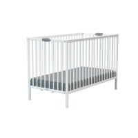 Lit bébé pliant - 60 x 120 cm - WEBABY - FLEX - Blanc(m-1)