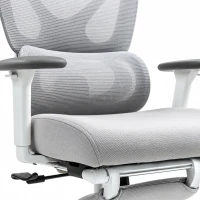 HOMCOM Fauteuil de bureau fauteuil de bureau, hauteur réglable, dossier inclinable, appui-tête rotatif, 71x70x129cm, noir(m-15)