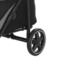 PawHut Hondenbuggy, Opvouwbaar, 1 Opbergmand, 112 cm x 65 cm x 100 cm, Grijs(m-12)