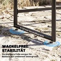 Outsunny Polyrattan Tuinmeubelset 5-delig Ruimtebesparende Zitgroep Tafel met 4 Stoelen DPC-Tafelblad Kussens Grijs(m-8)