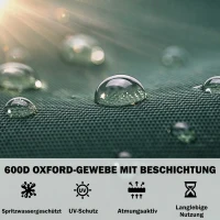 Hoes voor tuinschommel beschermhoes waterdicht afdekkap Oxford groen(m-4)