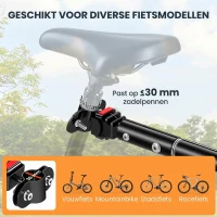 HOMCOM Aanhangwagen koppeling transportaanhanger fietskar bolderwagen zwart(m-4)