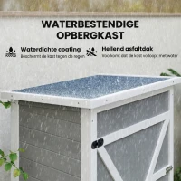Outsunny apparatuurkast 75 cm x 56 cm x 115 cm(m-5)