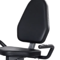 HOMCOM Fietstrainer met 8-Niveaus Weerstand 122-137 x 62 x 103cm Staal Grijs+Zwart+Zilver(m-12)