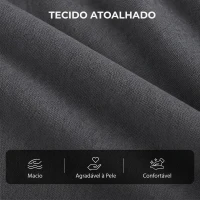 HOMCOM Poltrona Relax Elétrica Elevatória com 8 Pontos de Massagem e Calor Lombar, USB, Comando e Apoio para Pés, Cinzento(m-7)